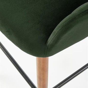 Фото7.Барный стул HALMAR H-93 Темно-зеленый